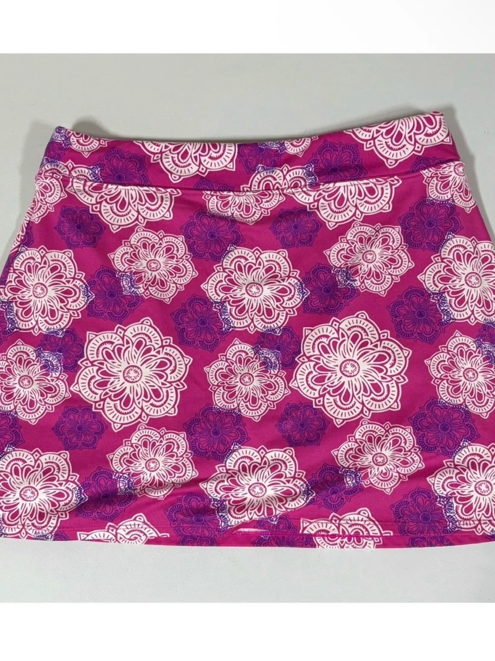 Tranquility Pink Magenta Mandala Boho Bohemian Skirt Skort Bottoms Size S 🩷✨